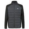 Coats, Jackets & Blazers * | Trespass Mens Saunter Full Zip Fleece Jacket Black