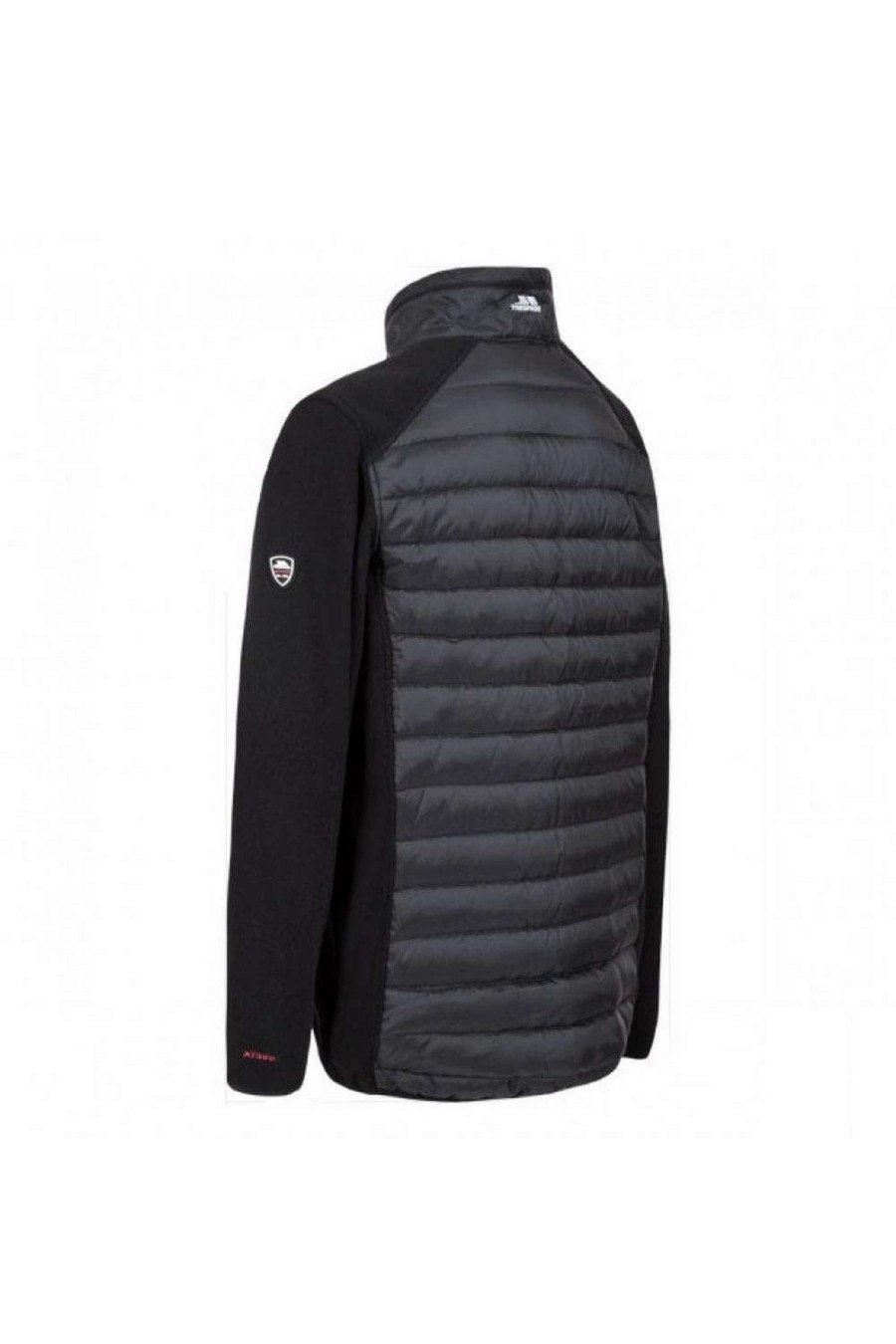 Coats, Jackets & Blazers * | Trespass Mens Saunter Full Zip Fleece Jacket Black