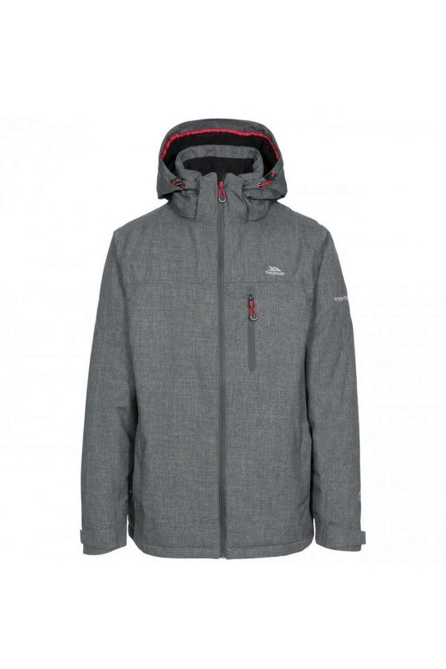 Coats, Jackets & Blazers * | Trespass Mens Fyfinn Padded Waterproof Jacket ( ) Dark Gray