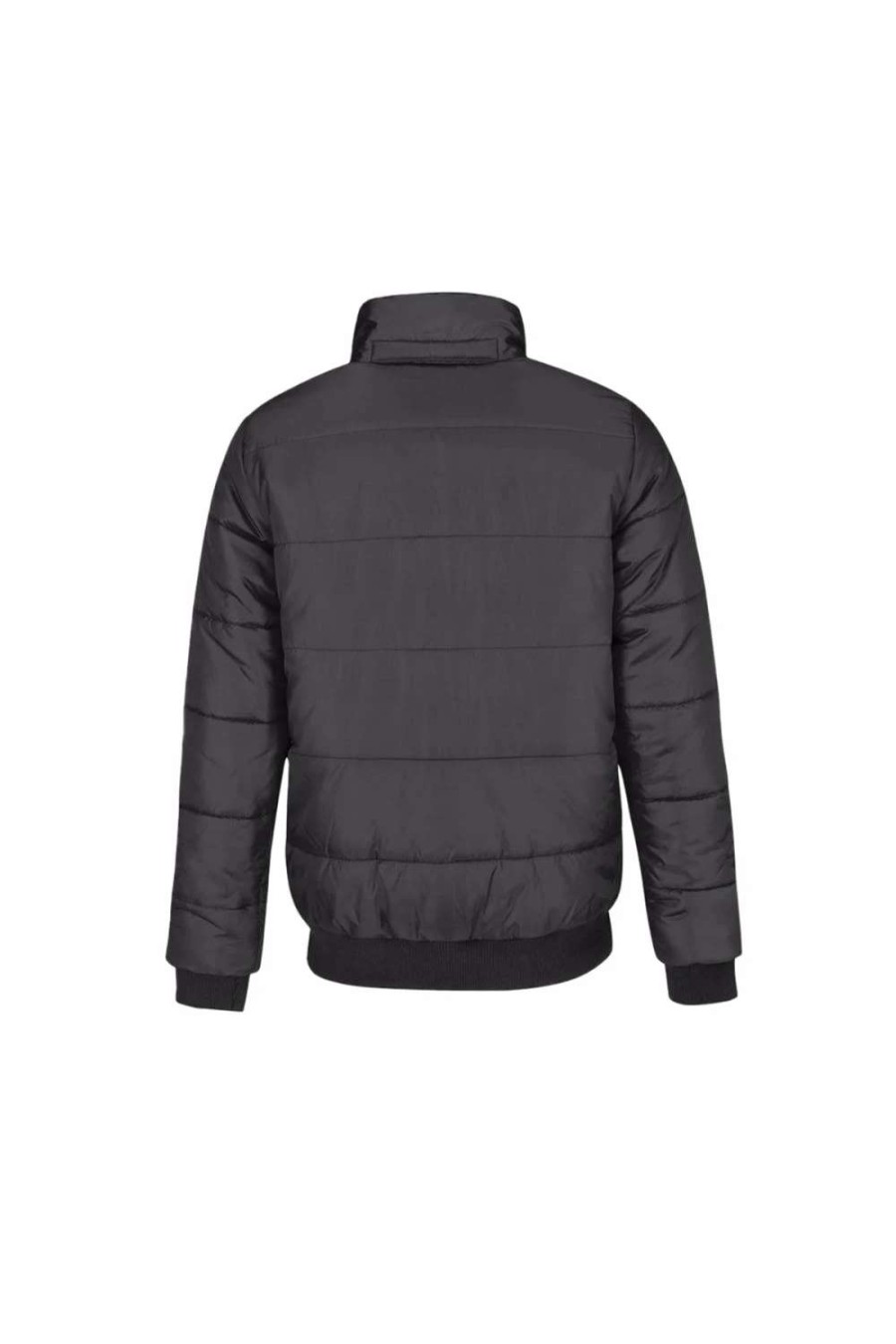 Coats, Jackets & Blazers * | B&C B&C Mens Superhood Padded Bomber Jacket ( ) Dark Gray/ Neon Orange