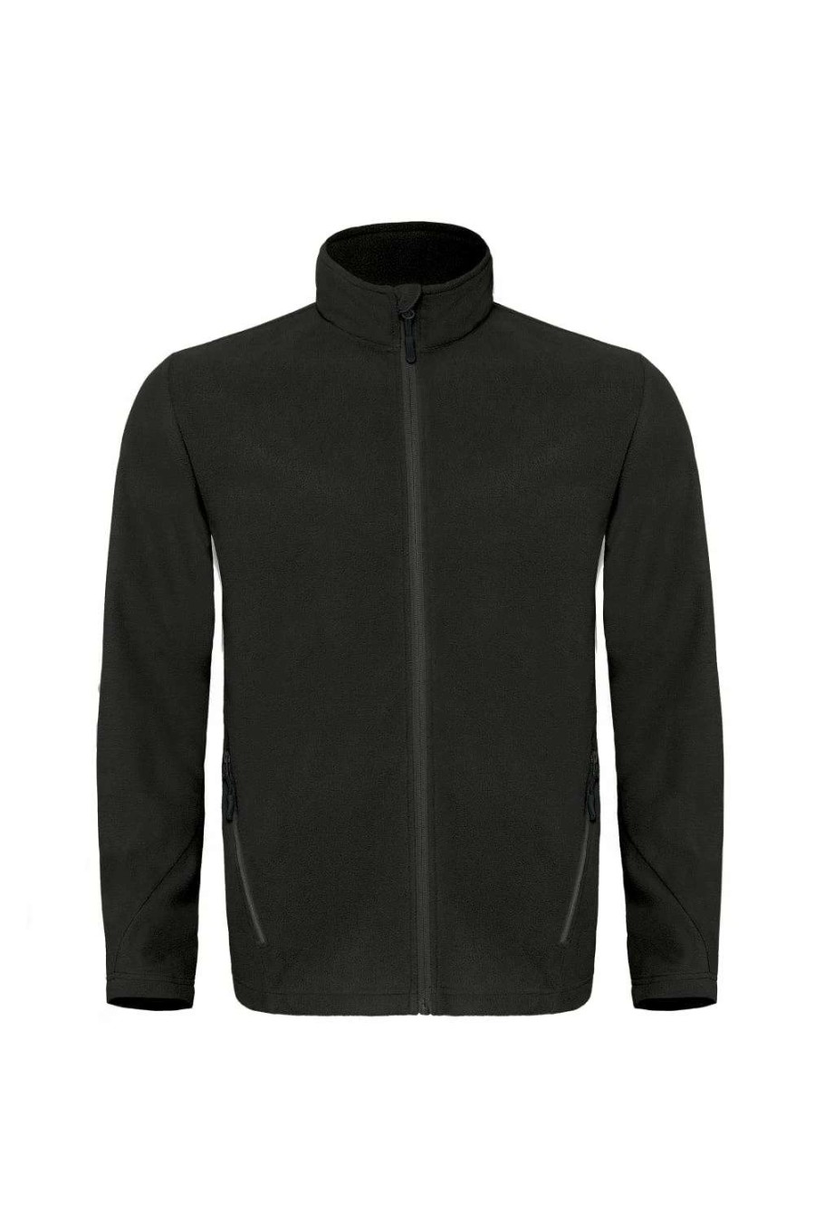 Coats, Jackets & Blazers * | B&C B&C Mens Coolstar Ultra Light Full Zip Fleece Top ( ) Black