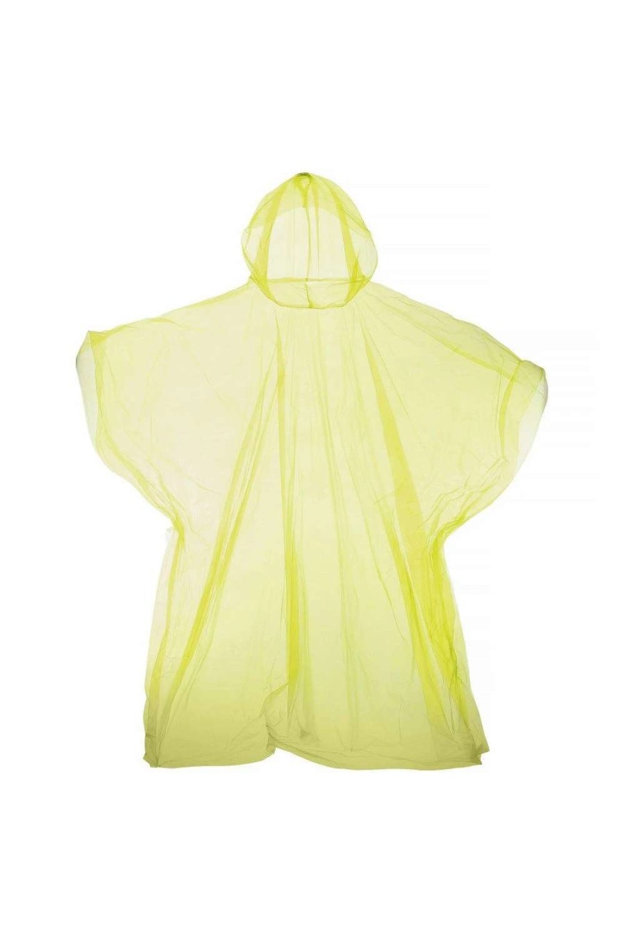 Coats, Jackets & Blazers * | Universal Textiles Hooded Plastic Reusable Poncho ( ) Yellow