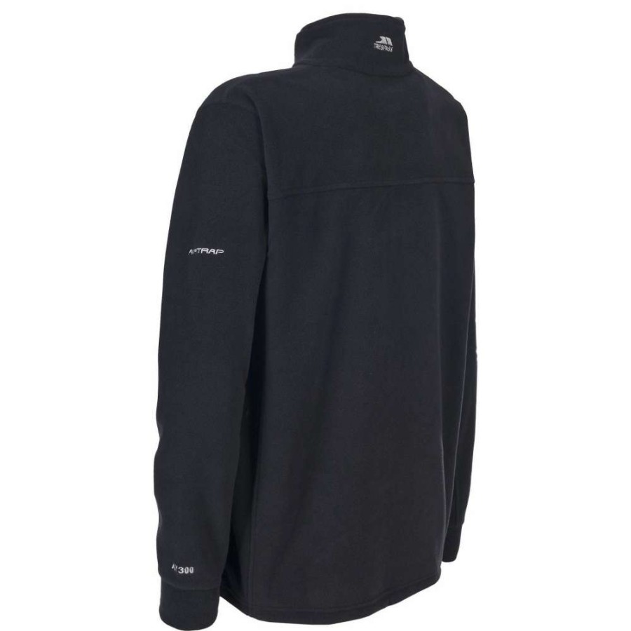 Coats, Jackets & Blazers * | Trespass Mens Bernal Full Zip Fleece Jacket ( ) Black