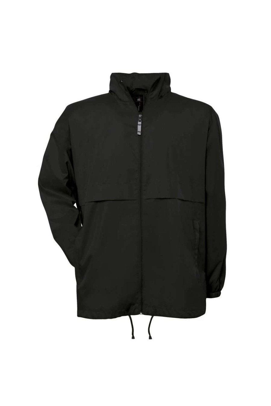 Coats, Jackets & Blazers * | B&C B&C Mens Air Lightweight Windproof, Showerproof & Water Repellent Jacket ( ) Black