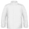 Coats, Jackets & Blazers * | B&C B&C Mens Real+ Premium Windproof Thermo-Isolated Jacket (Waterproof Pu Coating) ( ) White