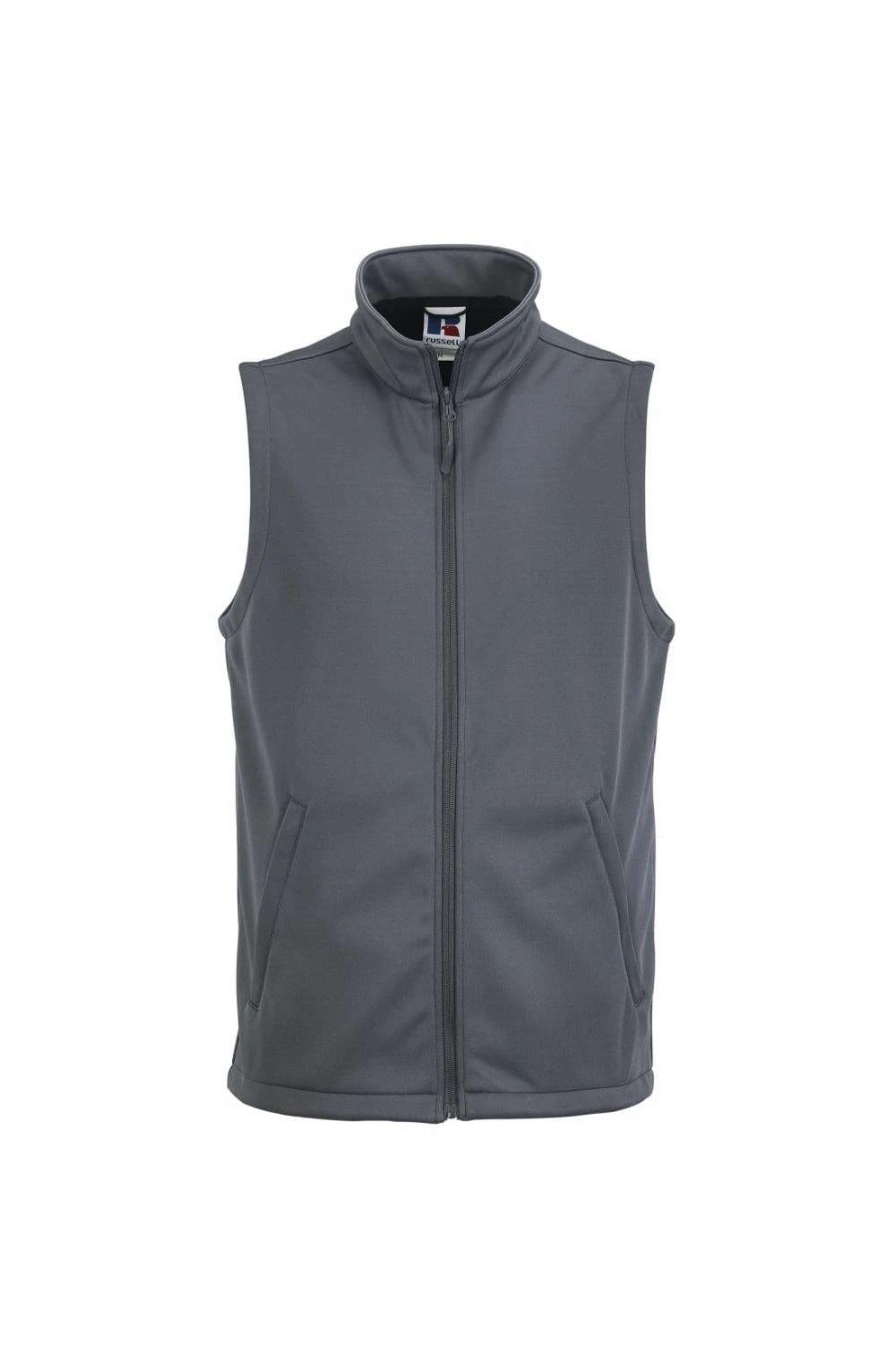 Coats, Jackets & Blazers * | Russell Mens Smart Softshell Gilet Jacket ( ) Convoy Grey