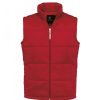 Coats, Jackets & Blazers * | B&C B&C Mens Full Zip Waterproof Bodywarmer/Gilet ( ) Red