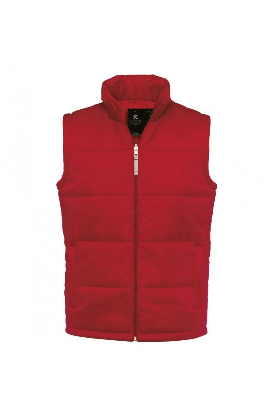 Coats, Jackets & Blazers * | B&C B&C Mens Full Zip Waterproof Bodywarmer/Gilet ( ) Red