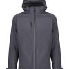 Coats, Jackets & Blazers * | Regatta Mens Erasmus 4 In 1 Soft Shell Jacket Seal Grey