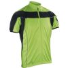 Coats, Jackets & Blazers * | Spiro Mens Bikewear/Cycling 1/4 Zip Cool-Dry Performance Fleece Top/Light Jacket ( ) Black/Fluorescent Lime