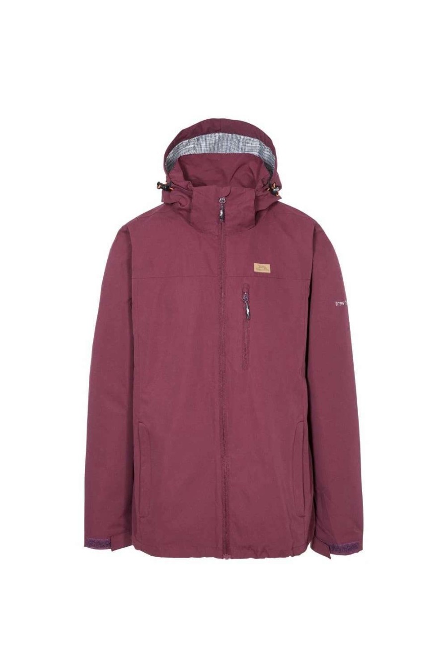 Coats, Jackets & Blazers * | Trespass Mens Weir Waterproof Jacket ( ) Prune