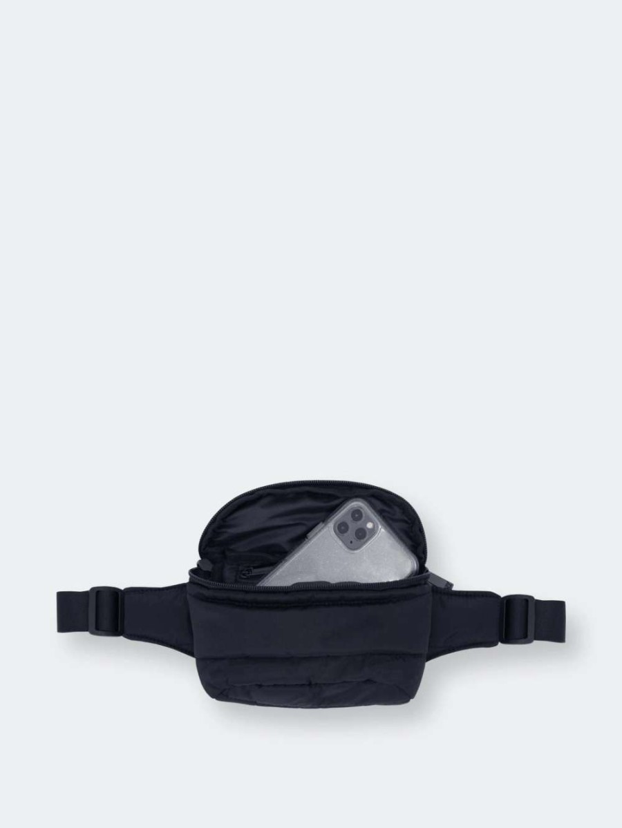 Fanny Pack * | Mytagalongs Olivia Fanny Pack Recycled Collection Black