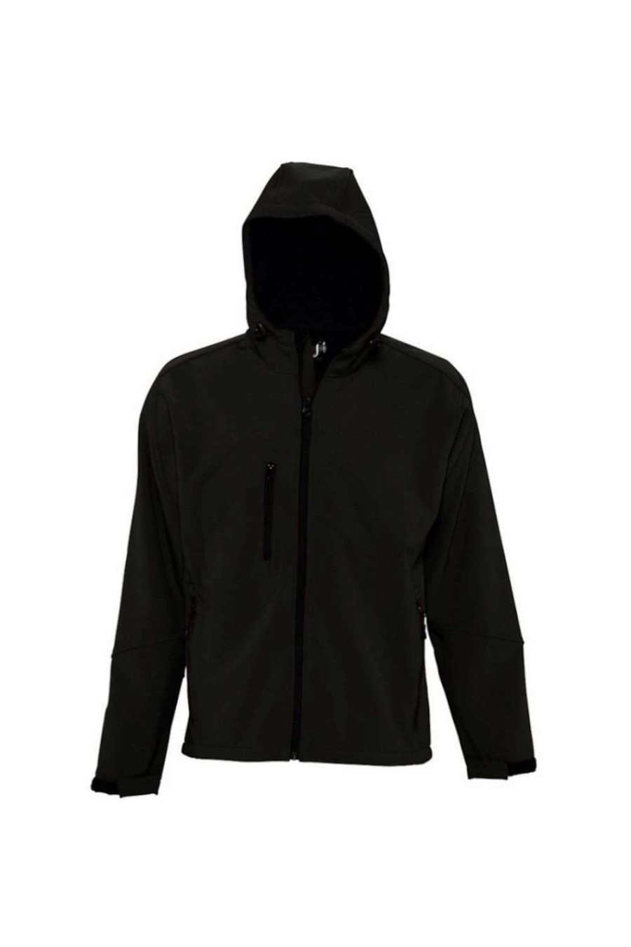 Coats, Jackets & Blazers * | Sols Mens Replay Hooded Soft Shell Jacket (Breathable, Windproof And Water Resistant) ( ) Black