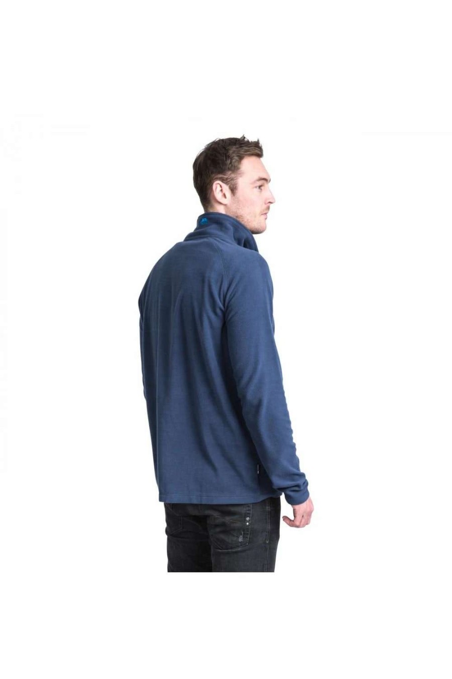 Coats, Jackets & Blazers * | Trespass Mens Blackford Microfleece Sweatshirt Navy