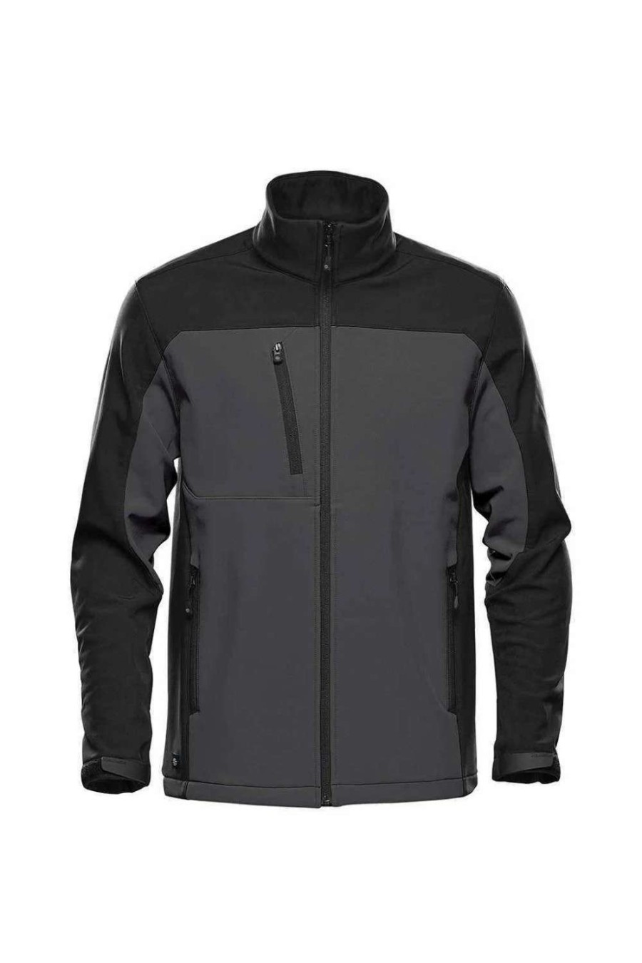 Coats, Jackets & Blazers * | Stormtech Mens Cascades Soft Shell Jacket ( ) Dolphin/Black