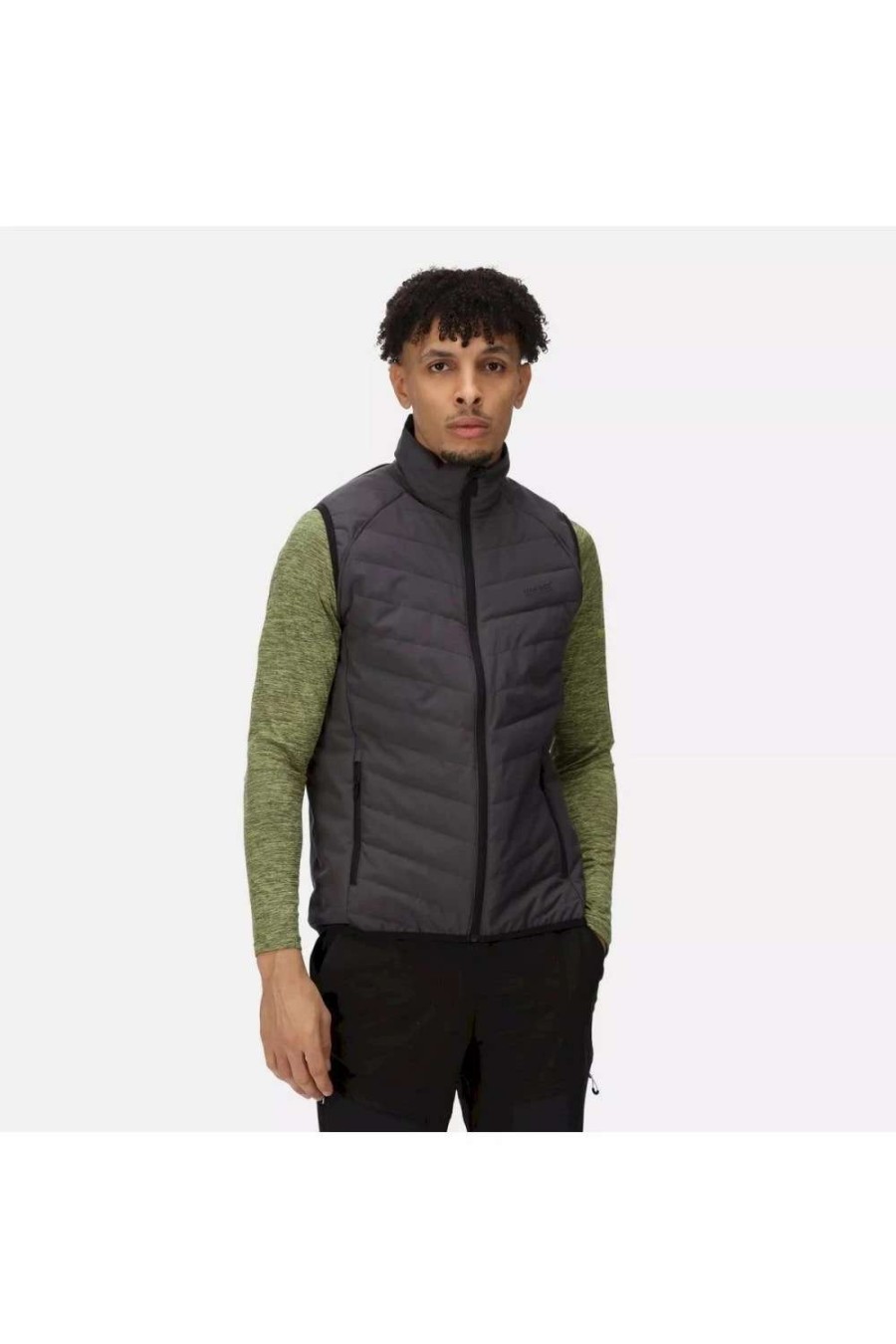 Coats, Jackets & Blazers * | Regatta Mens Bennick 2 In 1 Padded Jacket Gray