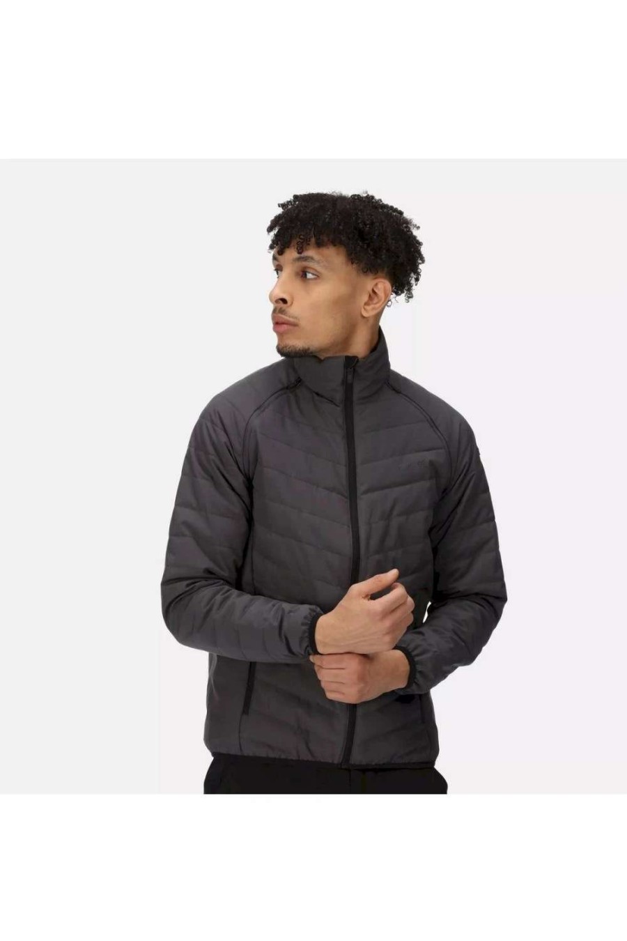 Coats, Jackets & Blazers * | Regatta Mens Bennick 2 In 1 Padded Jacket Gray