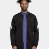 Coats, Jackets & Blazers * | Konus Long Scuba Bomber Jacket In Black