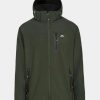 Coats, Jackets & Blazers * | Trespass Mens Accelerator Ii Waterproof Softshell Jacket Olive