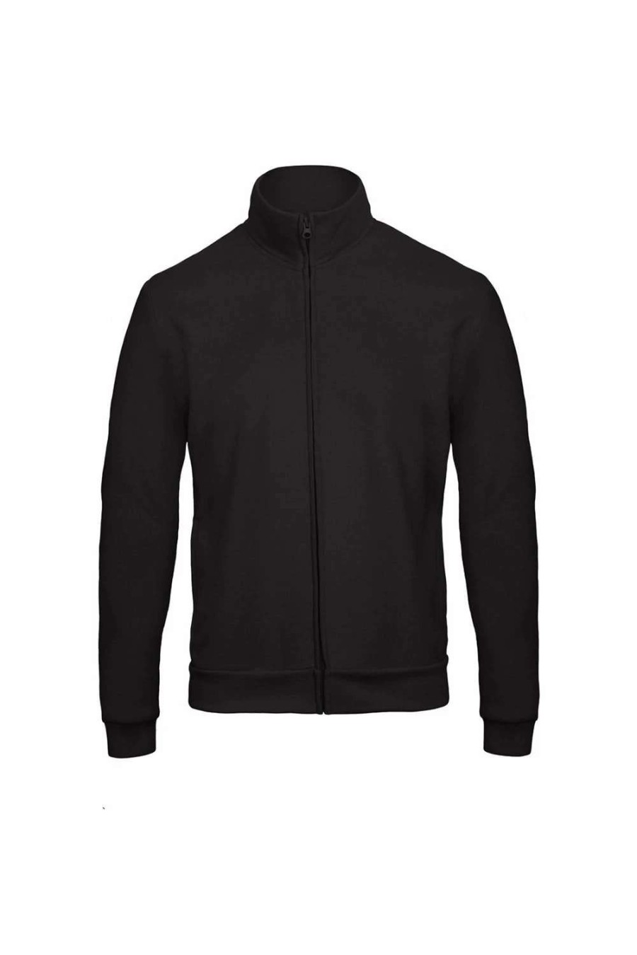 Coats, Jackets & Blazers * | B&C B&C Adults Unisex Id.206 50/50 Full Zip Sweat Jacket ( ) Black