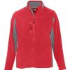 Coats, Jackets & Blazers * | Sols Mens Nordic Full Zip Contrast Fleece Jacket ( ) Red/Medium Grey