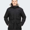 Coats, Jackets & Blazers * | Regatta Volter Waterproof Insulated Parka Black