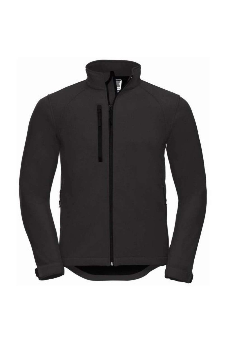 Coats, Jackets & Blazers * | Russell Jerzees Colors Mens Water Resistant & Windproof Softshell Jacket ( ) Black