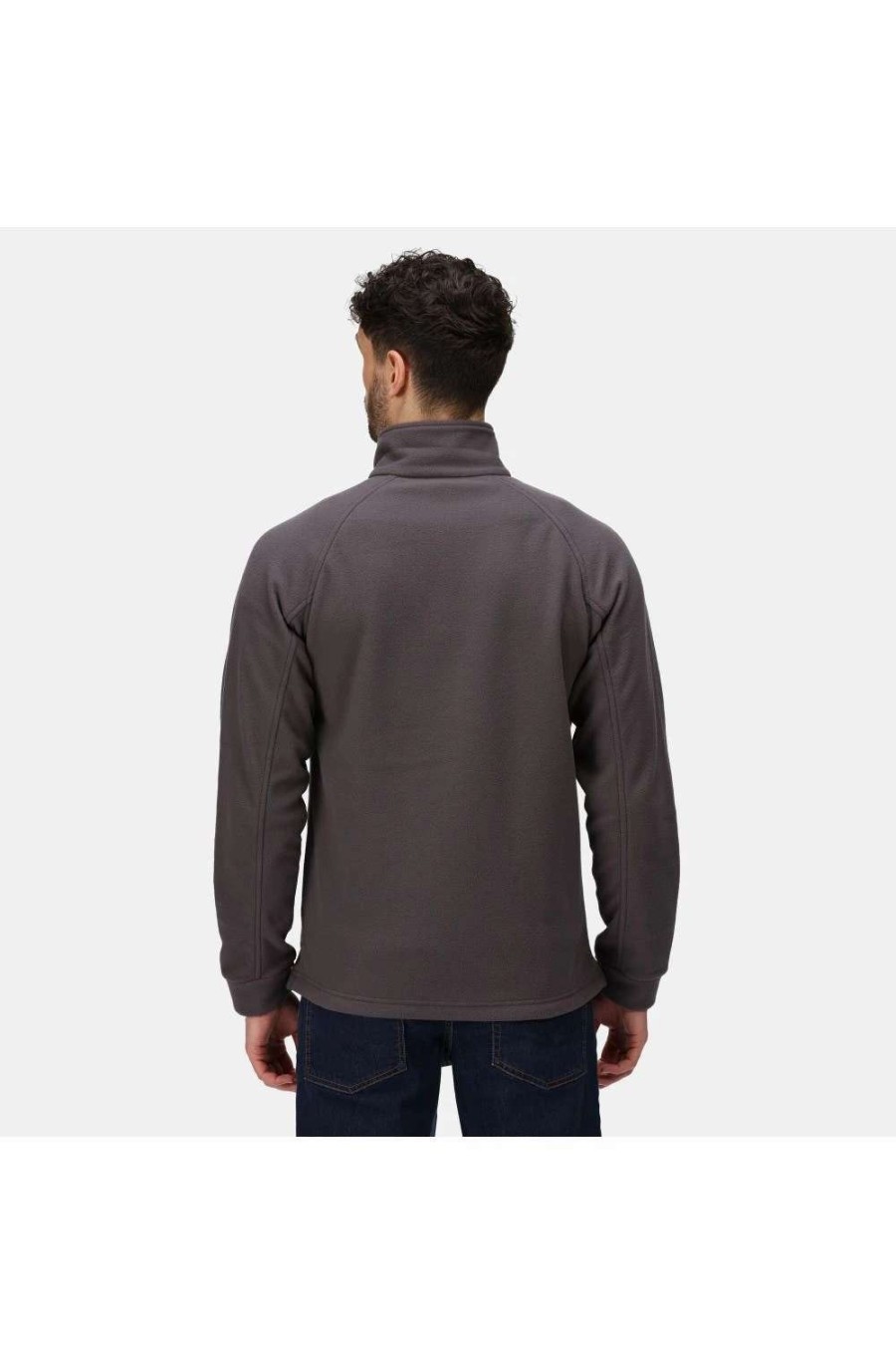 Coats, Jackets & Blazers * | Regatta Mens Thor Iii Anti-Pill Fleece Jacket ( ) Seal Gray