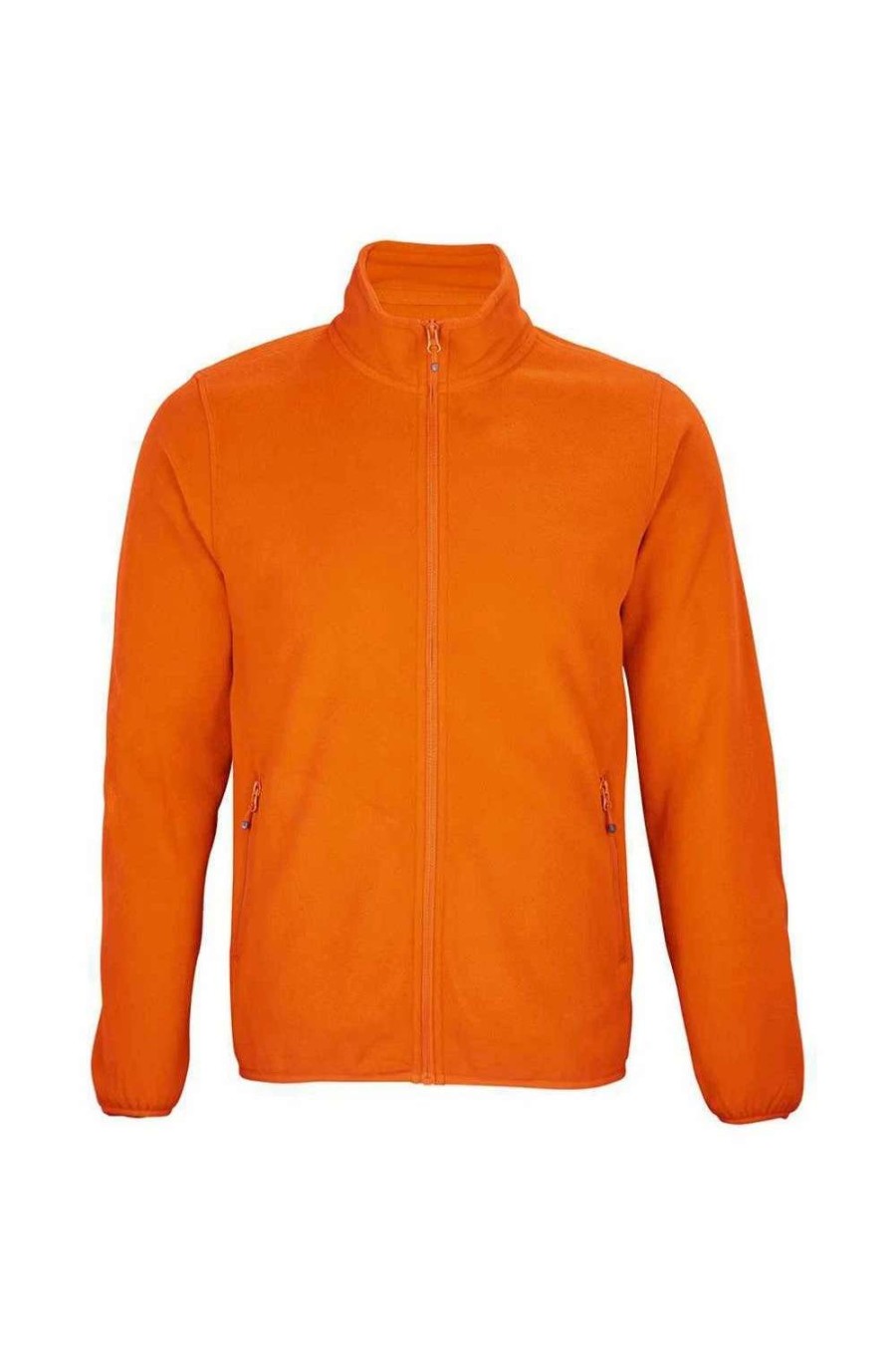 Coats, Jackets & Blazers * | Sols Mens Factor Recycled Fleece Jacket ( ) Orange