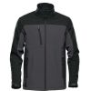 Coats, Jackets & Blazers * | Stormtech Mens Cascades Soft Shell Jacket Dolphin/Black