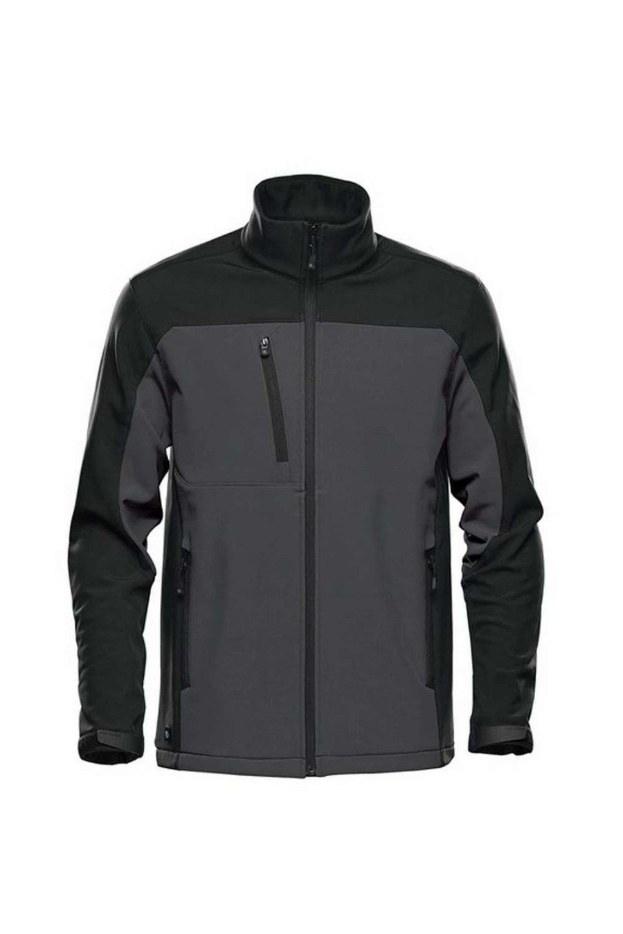 Coats, Jackets & Blazers * | Stormtech Mens Cascades Soft Shell Jacket Dolphin/Black