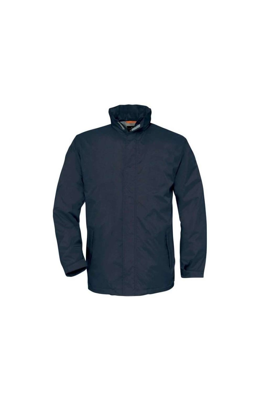 Coats, Jackets & Blazers * | B&C B&C Mens Ocean Shore Waterproof Hooded Fleece Lined Jacket ( ) Navy