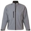 Coats, Jackets & Blazers * | Sols Mens Relax Soft Shell Jacket (Breathable, Windproof And Water Resistant) ( ) Grey Marl