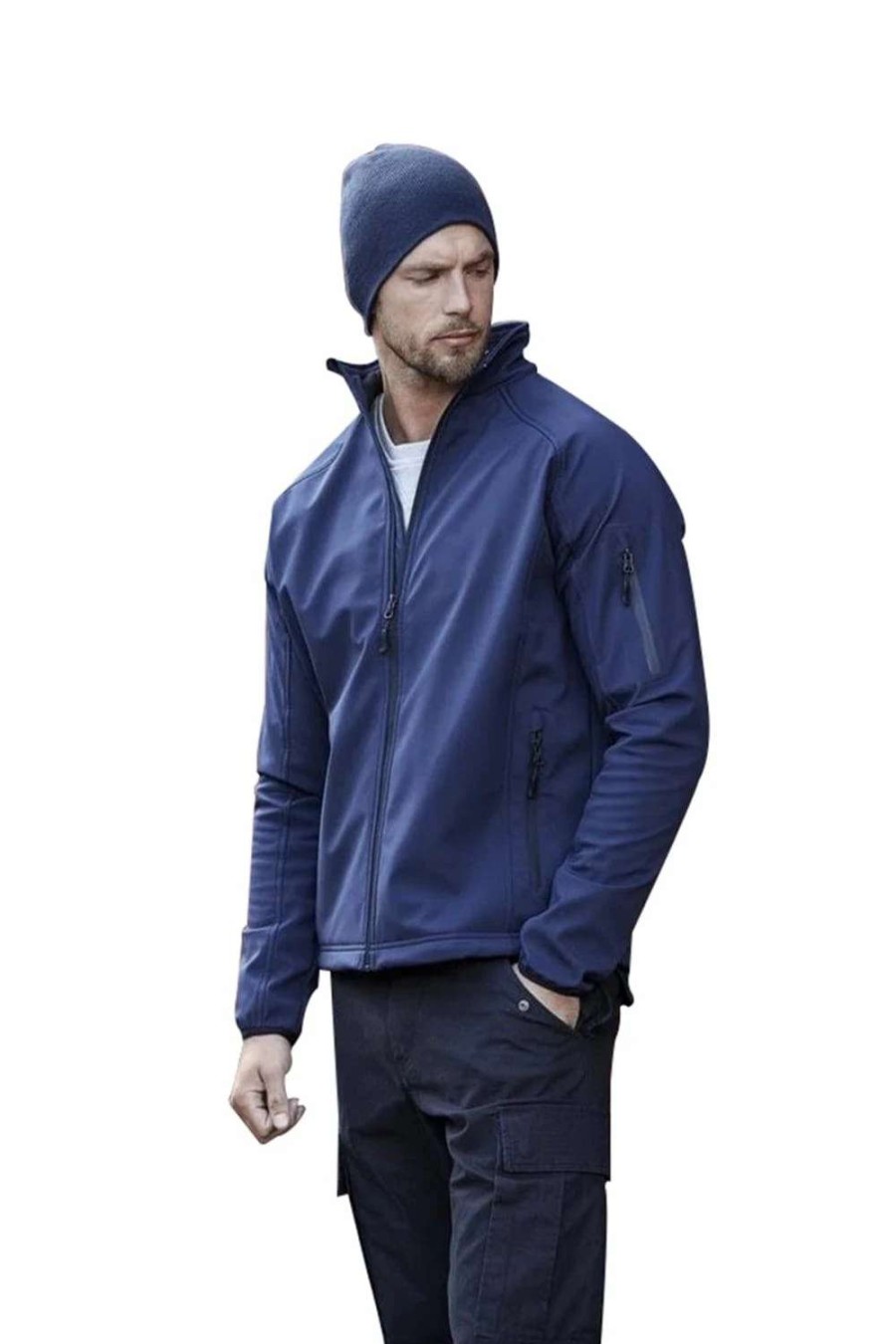 Coats, Jackets & Blazers * | Tee Jays Mens Performance Softshell Jacket ( ) Navy Blue