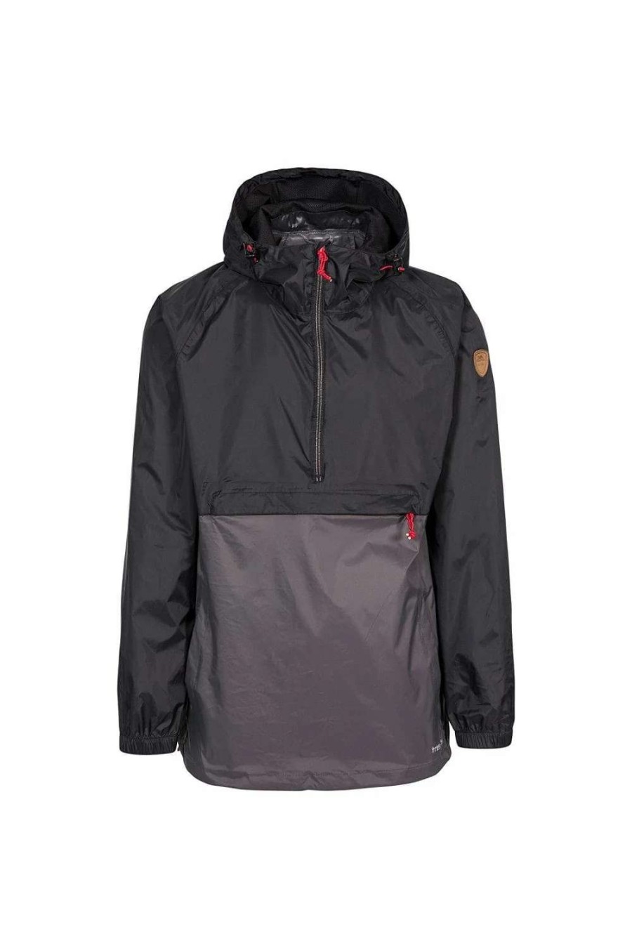 Coats, Jackets & Blazers * | Trespass Mens Gusty Waterproof Jacket ( ) Black