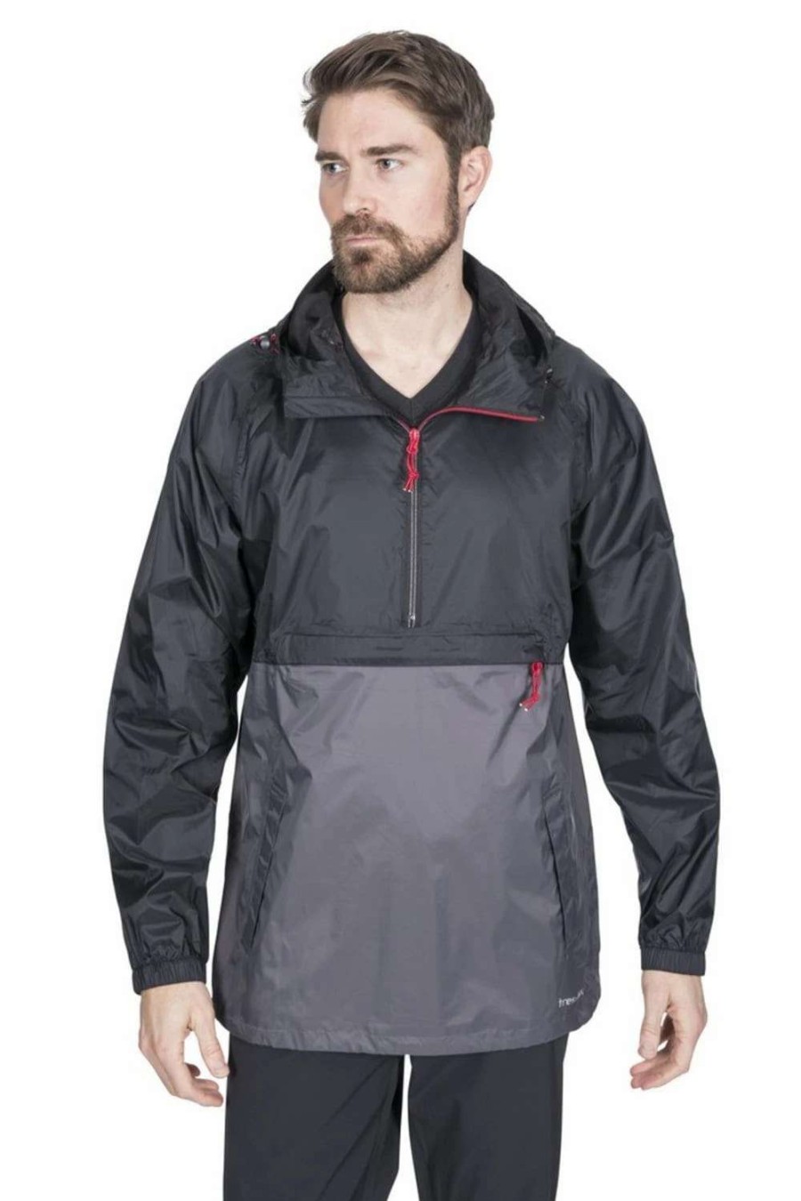 Coats, Jackets & Blazers * | Trespass Mens Gusty Waterproof Jacket ( ) Black