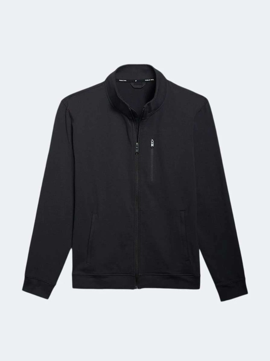 Coats, Jackets & Blazers * | Public Rec All Day Every Day Jacket | Men'S Black