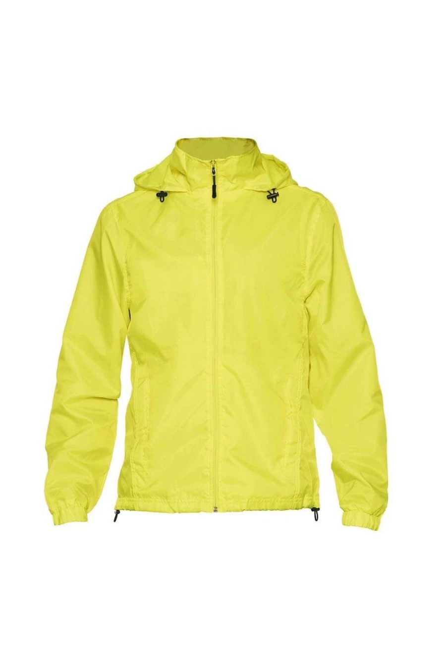 Coats, Jackets & Blazers * | Gildan Mens Hammer Windwear Jacket ( ) Safety Green