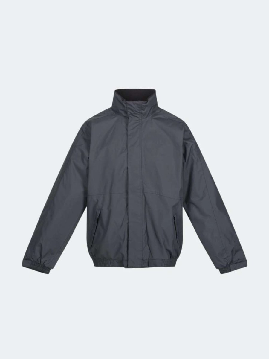 Coats, Jackets & Blazers * | Regatta Mens Eco Dover Waterproof Insulated Jacket Seal Grey/Black