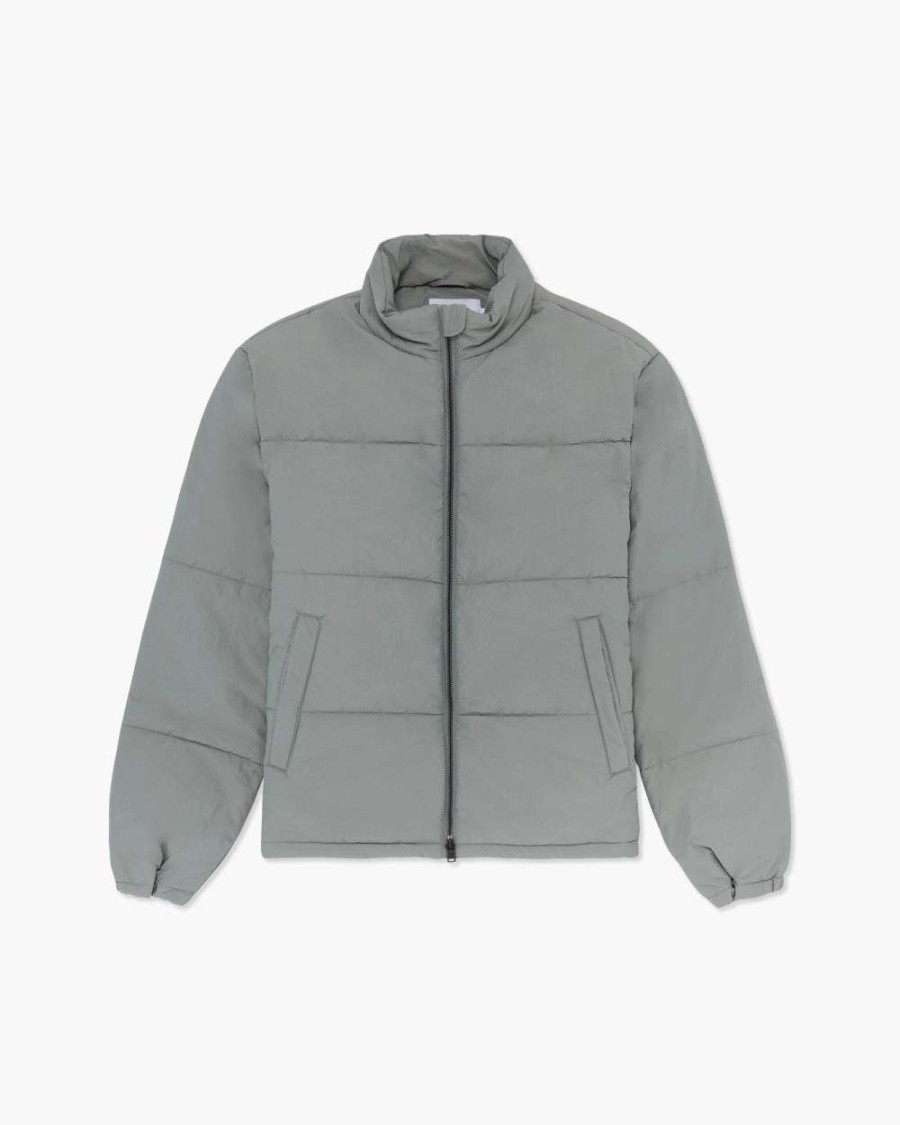 Coats, Jackets & Blazers * | Onia Lightweight Puffer Mens Jacket Sage