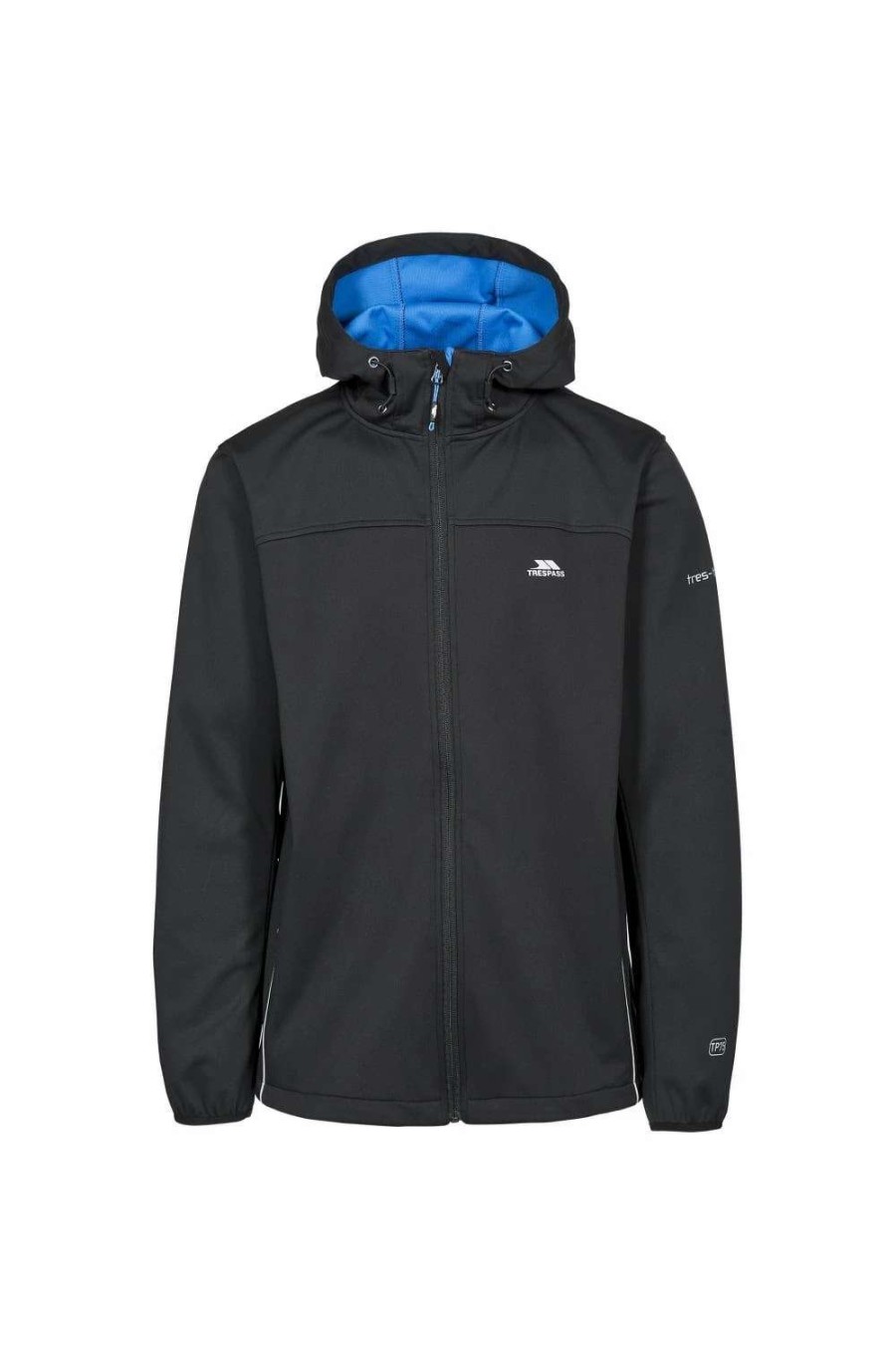 Coats, Jackets & Blazers * | Trespass Mens Zeek Waterproof Softshell Jacket ( ) Black