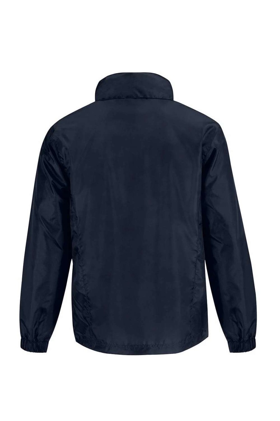 Coats, Jackets & Blazers * | B&C B&C Mens Id.601 Hooded Showerproof Windbreaker Jacket ( ) Navy