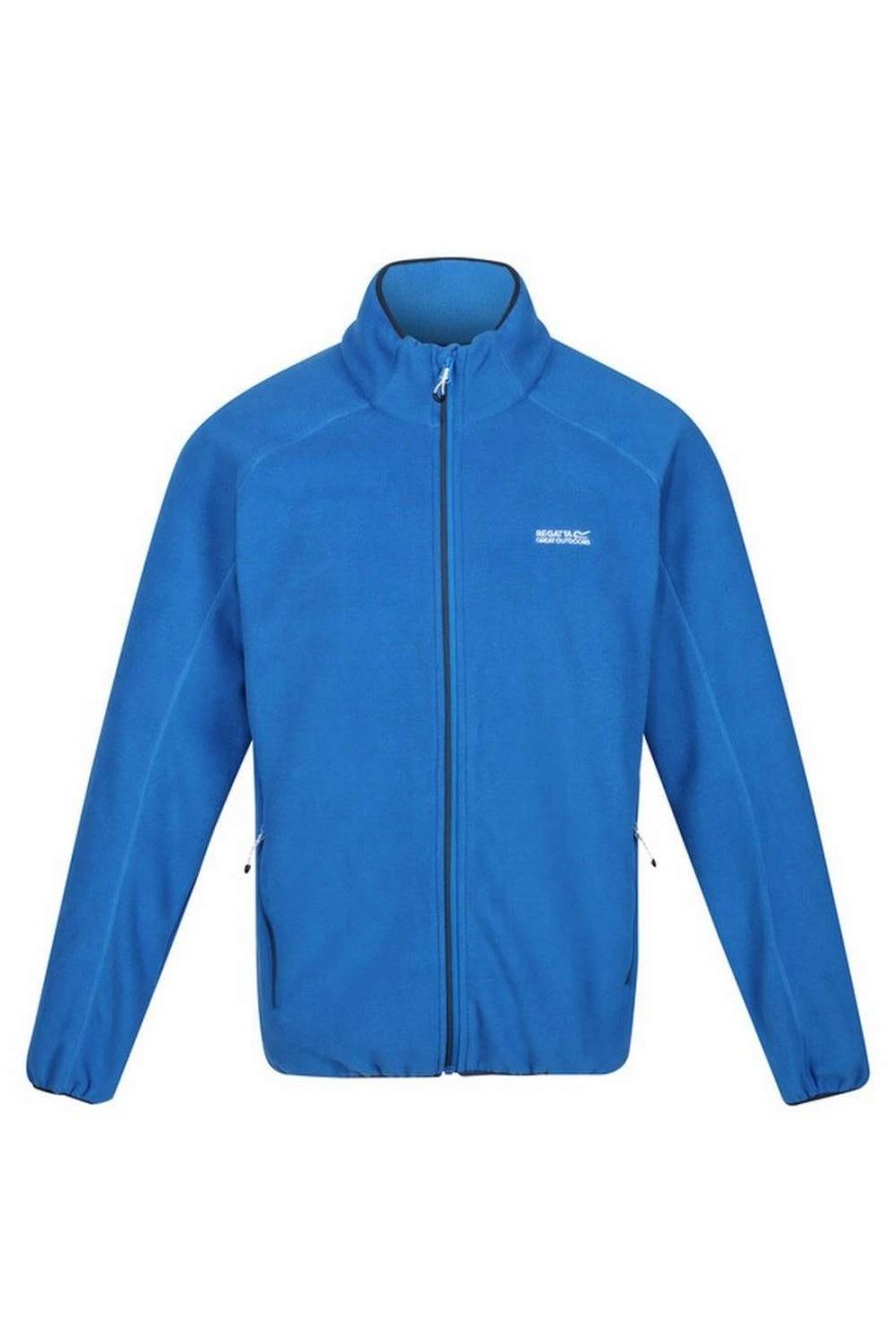 Coats, Jackets & Blazers * | Regatta Mens Hadfield Full Zip Fleece Jacket Sky Diver Blue