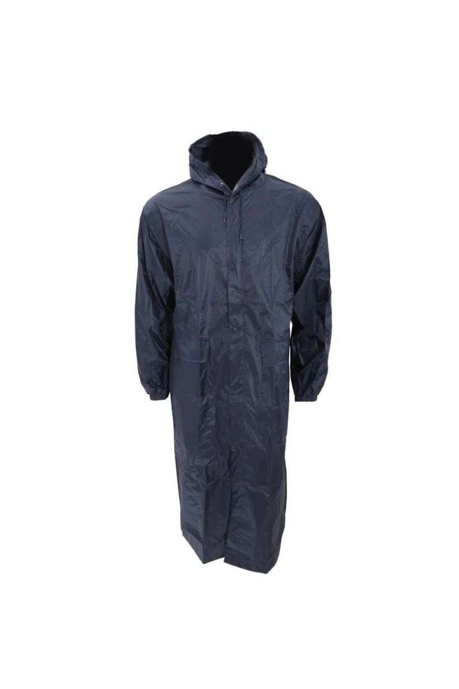 Coats, Jackets & Blazers * | Universal Textiles Mens Long Length Waterproof Hooded Coat/Jacket ( ) Navy