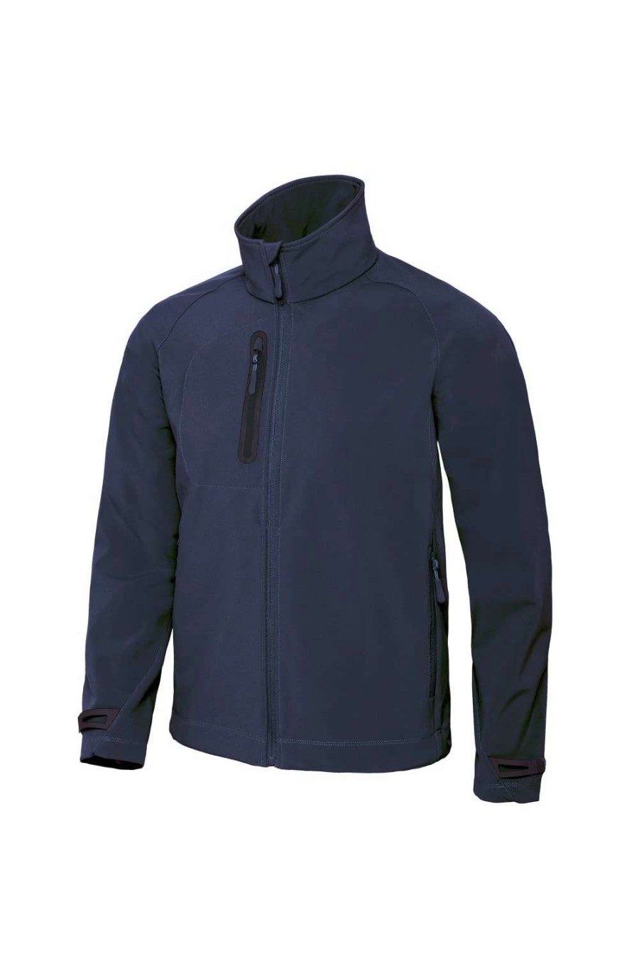 Coats, Jackets & Blazers * | B&C B&C Mens X-Lite 3 Layer Softshell Performance Jacket Navy