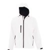 Coats, Jackets & Blazers * | Sols Mens Replay Hooded Soft Shell Jacket (Breathable, Windproof And Water Resistant) ( ) White