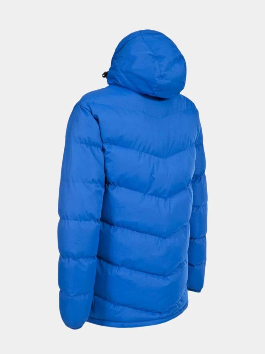 Coats, Jackets & Blazers * | Trespass Mens Blustery Padded Jacket Electric Blue