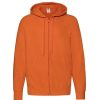 Coats, Jackets & Blazers * | Of The Loom Fruit Of The Loom Mens Lightweight Full Zip Jacket / Hoodie ( ) Orange