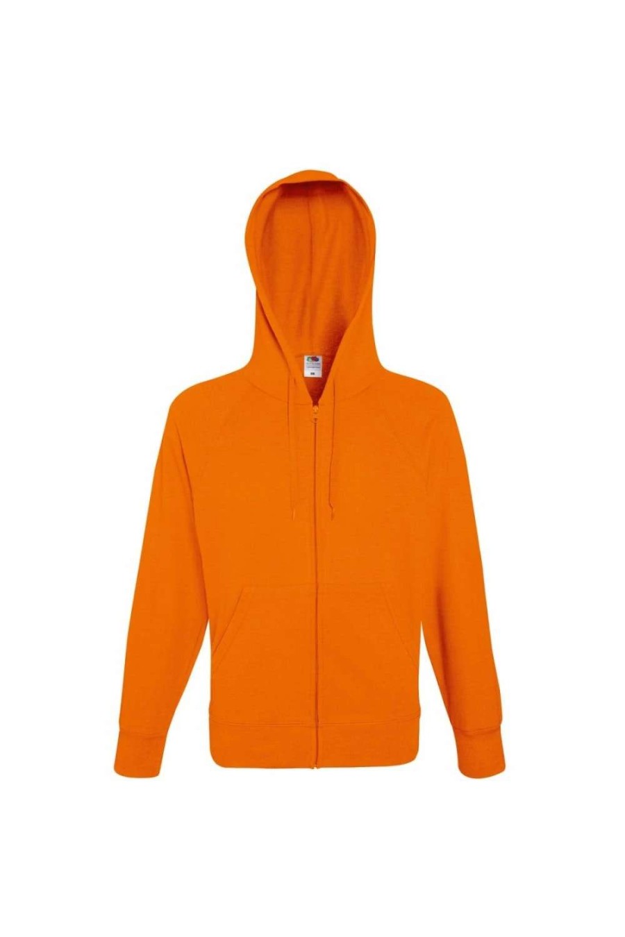 Coats, Jackets & Blazers * | Of The Loom Fruit Of The Loom Mens Lightweight Full Zip Jacket / Hoodie ( ) Orange