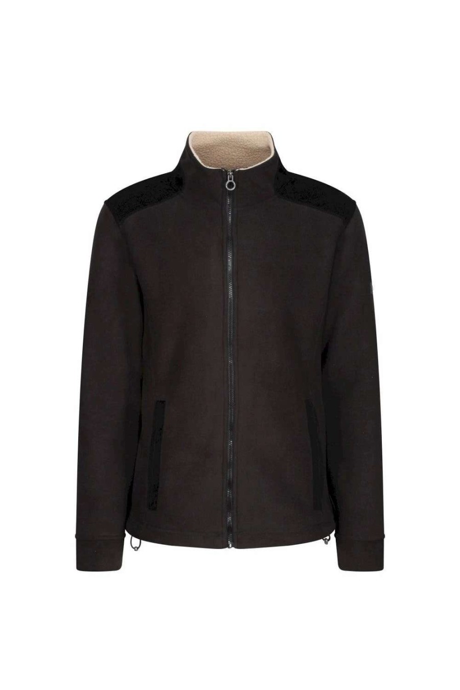 Coats, Jackets & Blazers * | Regatta Mens Faversham Full Zip Fleece Jacket Black